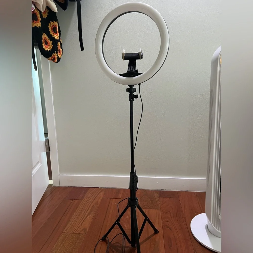 Adjustable Ring Light with Tripod Stand